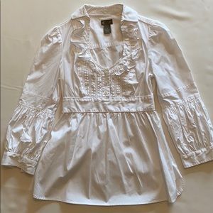 Fei (Anthropologie) White Blouse - 0